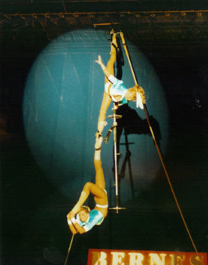 The show of our ladies hanging on the persian pole takes everybodys breath away