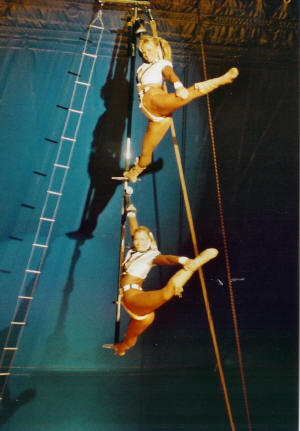 The show of our ladies hanging on the persian pole takes everybodys breath away